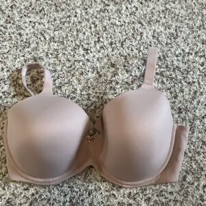 SOMA New Bra Sz 38DDD Nude Beige Full Coverage Underwire Embraceable Adobe Rose